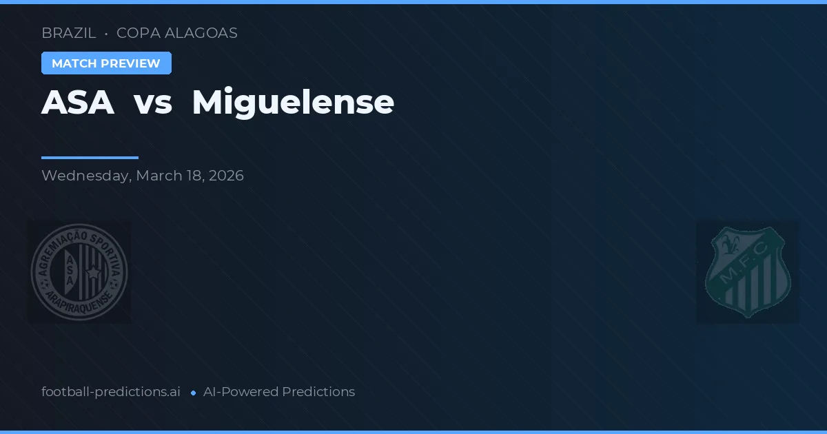 ASA vs Miguelense — typy i zapowiedź meczu