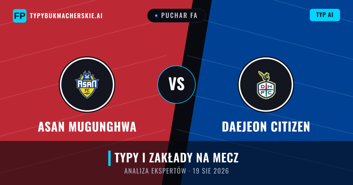 Asan Mugunghwa vs Daejeon Citizen — typy i zapowiedź meczu