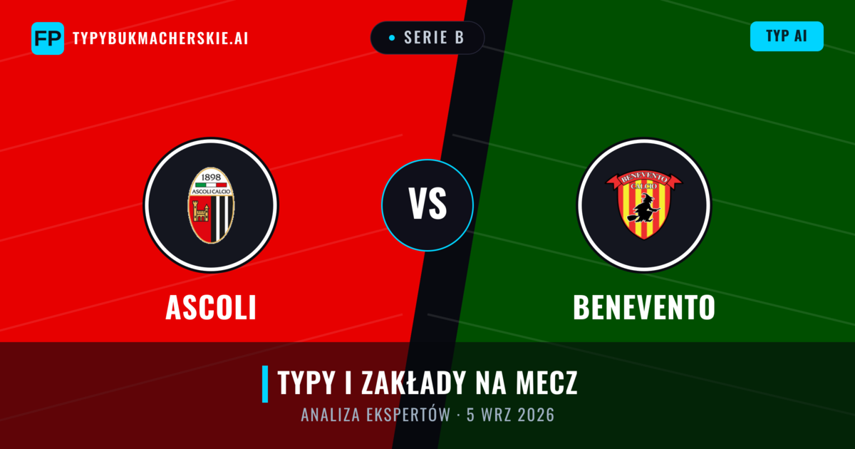 Ascoli vs Benevento — typy i zapowiedź meczu