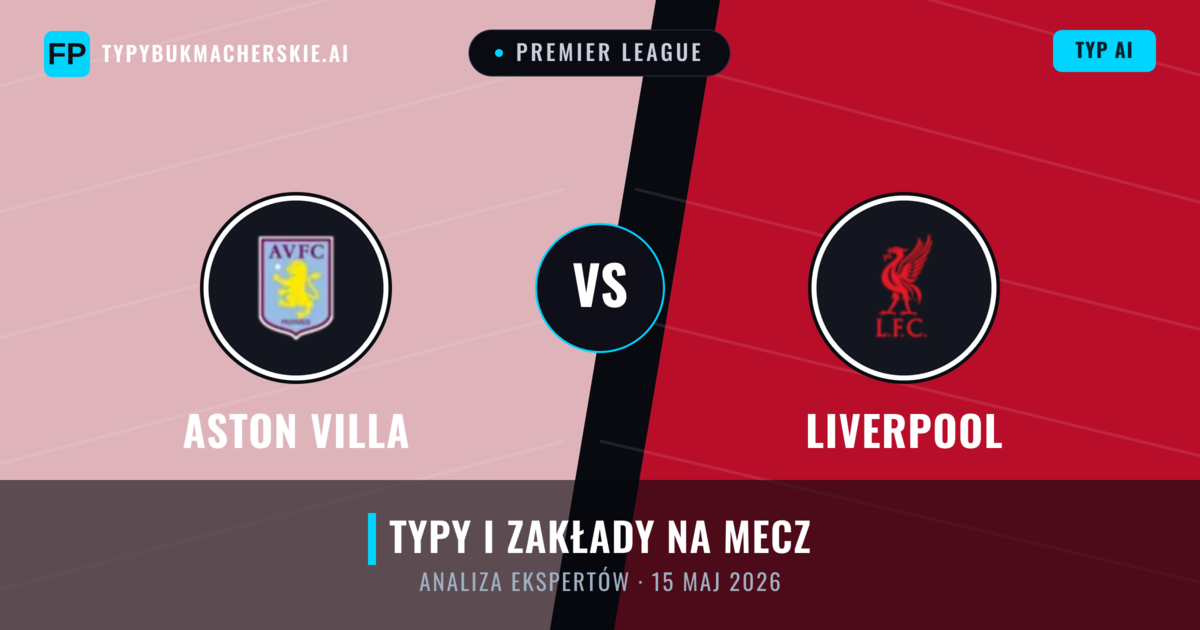 Aston Villa vs Liverpool — typy i zapowiedź meczu