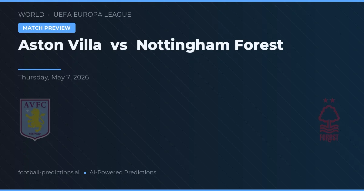Aston Villa vs Nottingham Forest — typy i zapowiedź meczu
