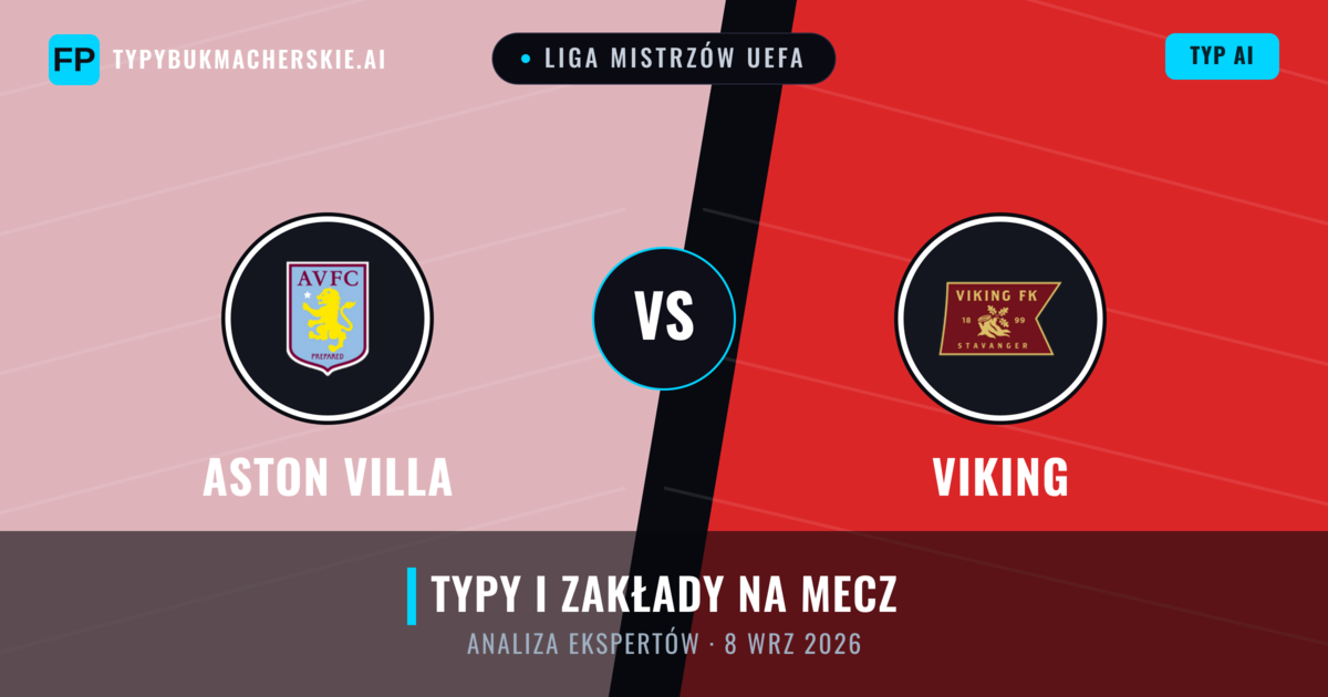 Aston Villa vs Viking — typy i zapowiedź meczu