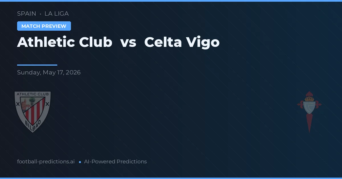 Athletic Bilbao vs Celta Vigo — typy i zapowiedź meczu