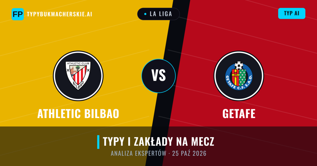 Athletic Bilbao vs Getafe — typy i zapowiedź meczu
