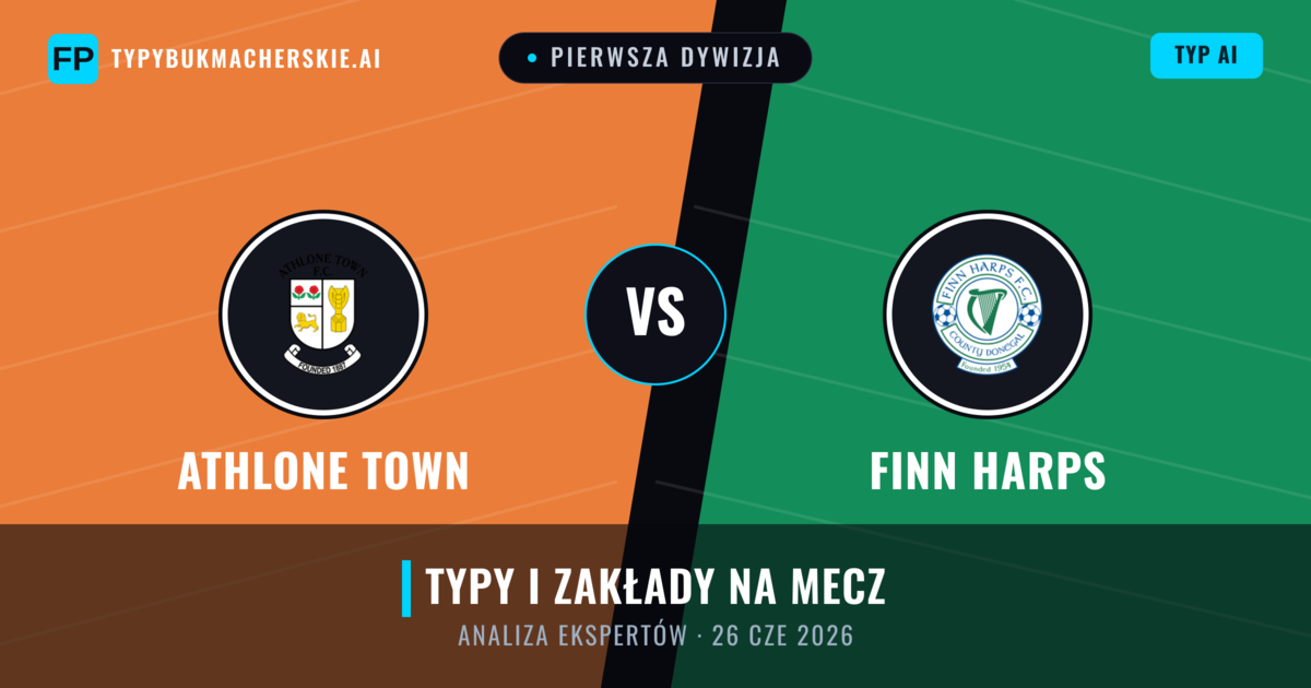 Athlone Town vs Finn Harps — typy i zapowiedź meczu