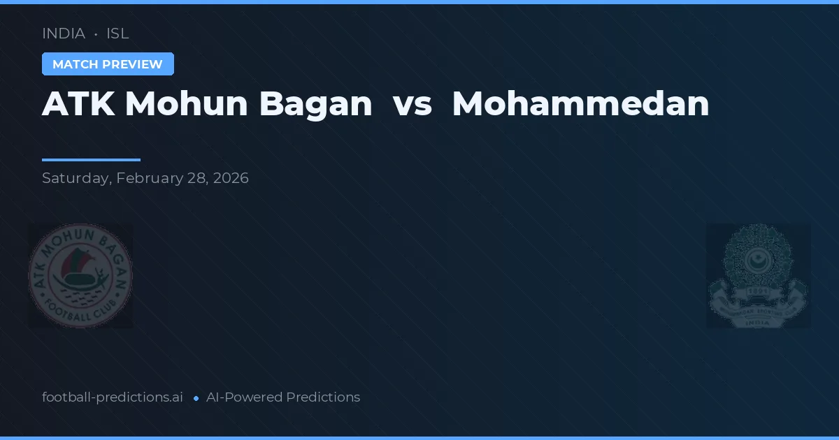 ATK Mohun Bagan vs Mohammedan — typy i zapowiedź meczu