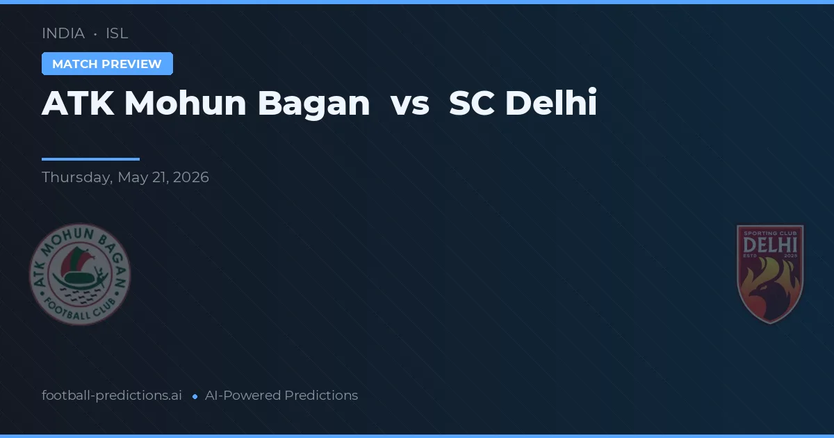 ATK Mohun Bagan vs SC Delhi — typy i zapowiedź meczu