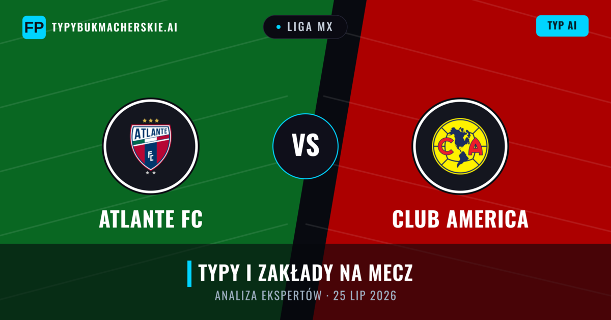 Atlante FC vs Club America — typy i zapowiedź meczu