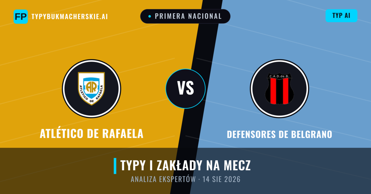 Atlético de Rafaela vs Defensores de Belgrano — typy i zapowiedź meczu