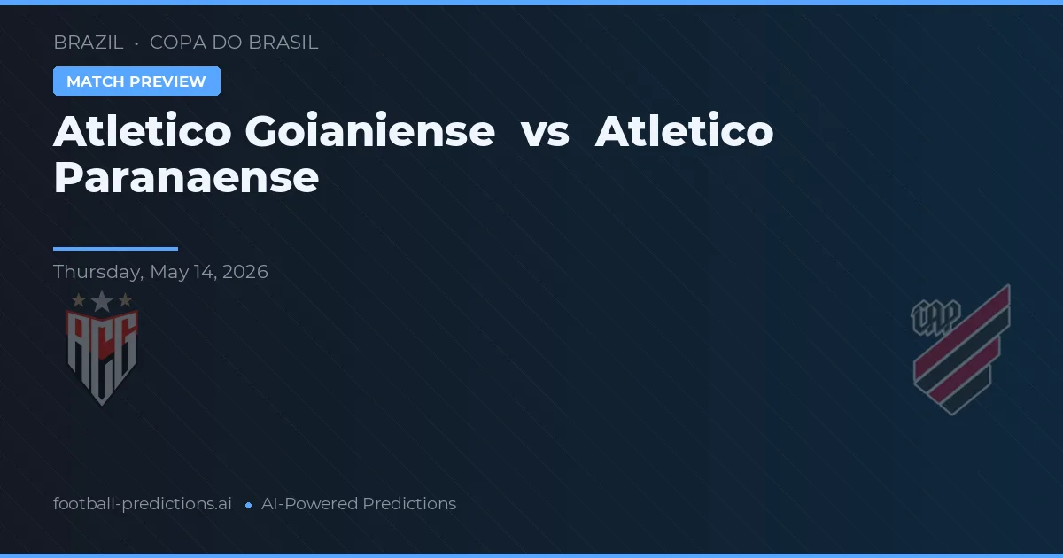 Atlético Goianiense vs Atlético Paranaense — typy i zapowiedź meczu