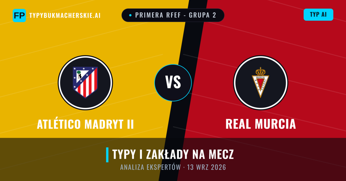 Atlético Madryt II vs Real Murcia — typy i zapowiedź meczu