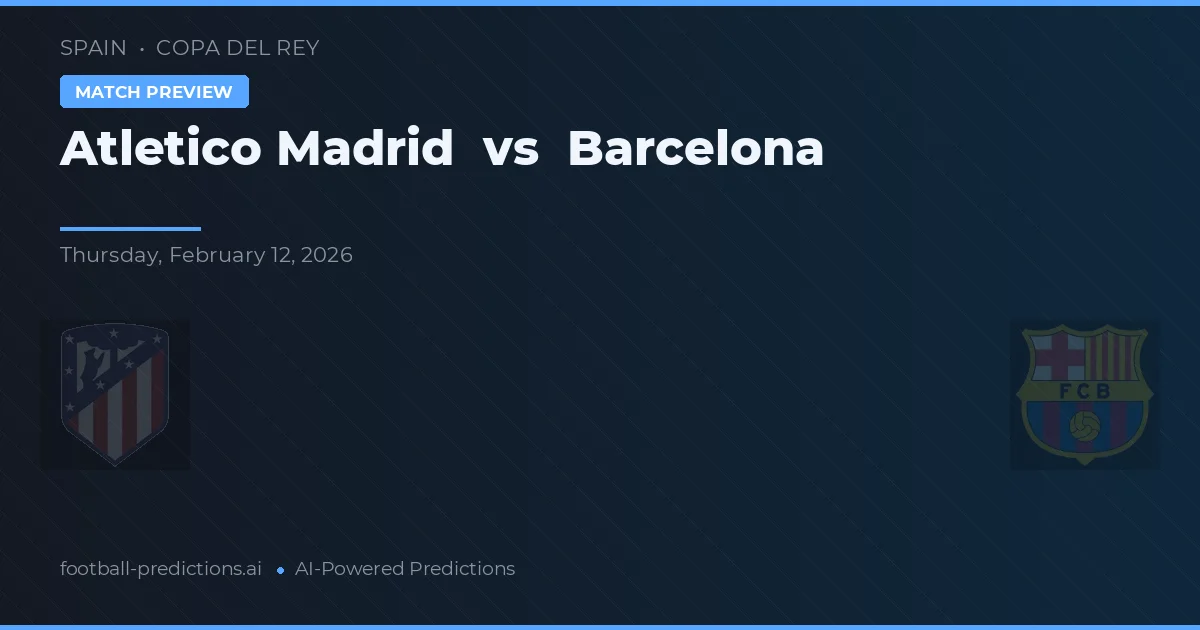 Atlético Madryt vs Barcelona — typy i zapowiedź meczu
