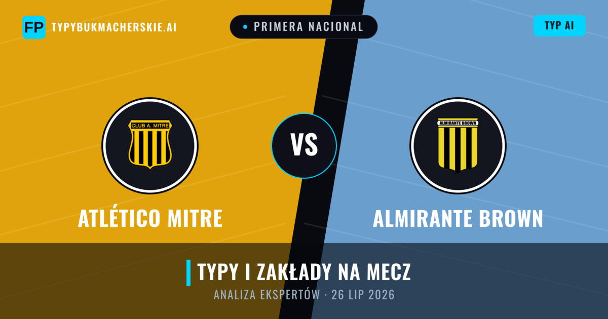 Atlético Mitre vs Almirante Brown — typy i zapowiedź meczu