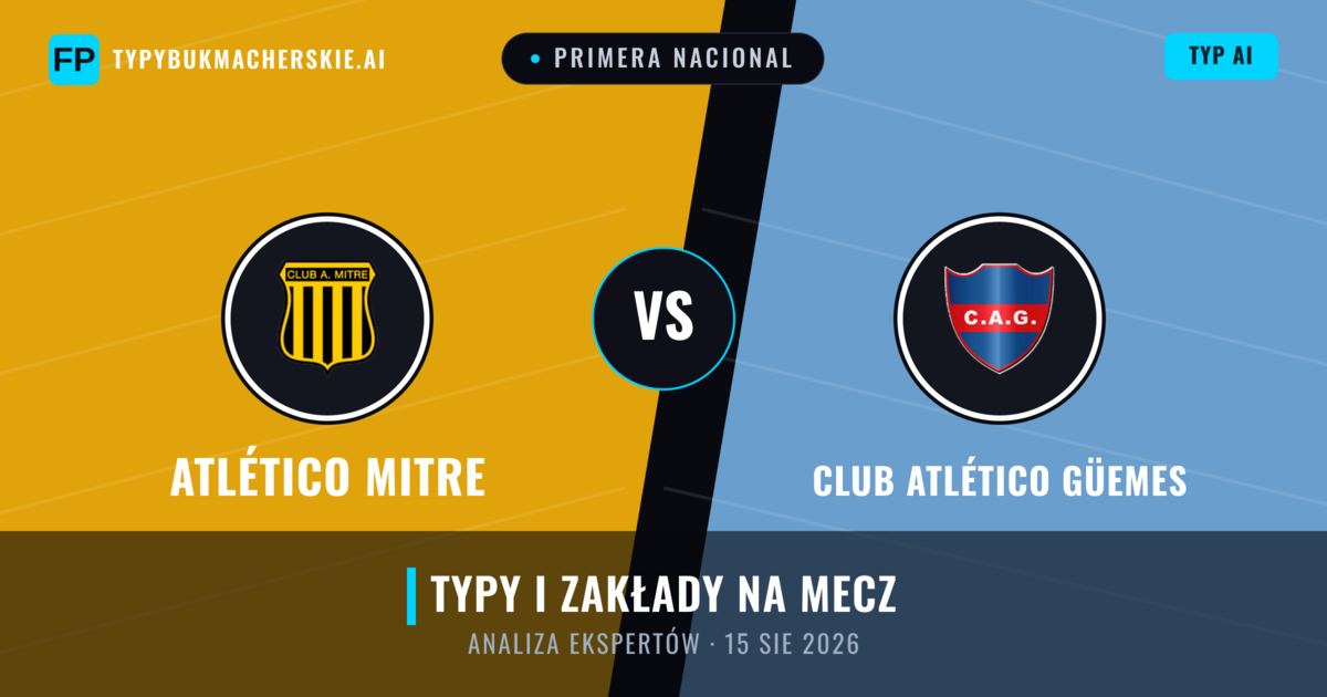 Atlético Mitre vs Club Atlético Güemes — typy i zapowiedź meczu