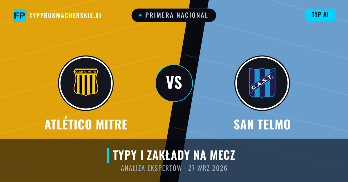 Atlético Mitre vs San Telmo — typy i zapowiedź meczu