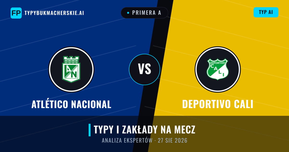 Atlético Nacional vs Deportivo Cali — typy i zapowiedź meczu