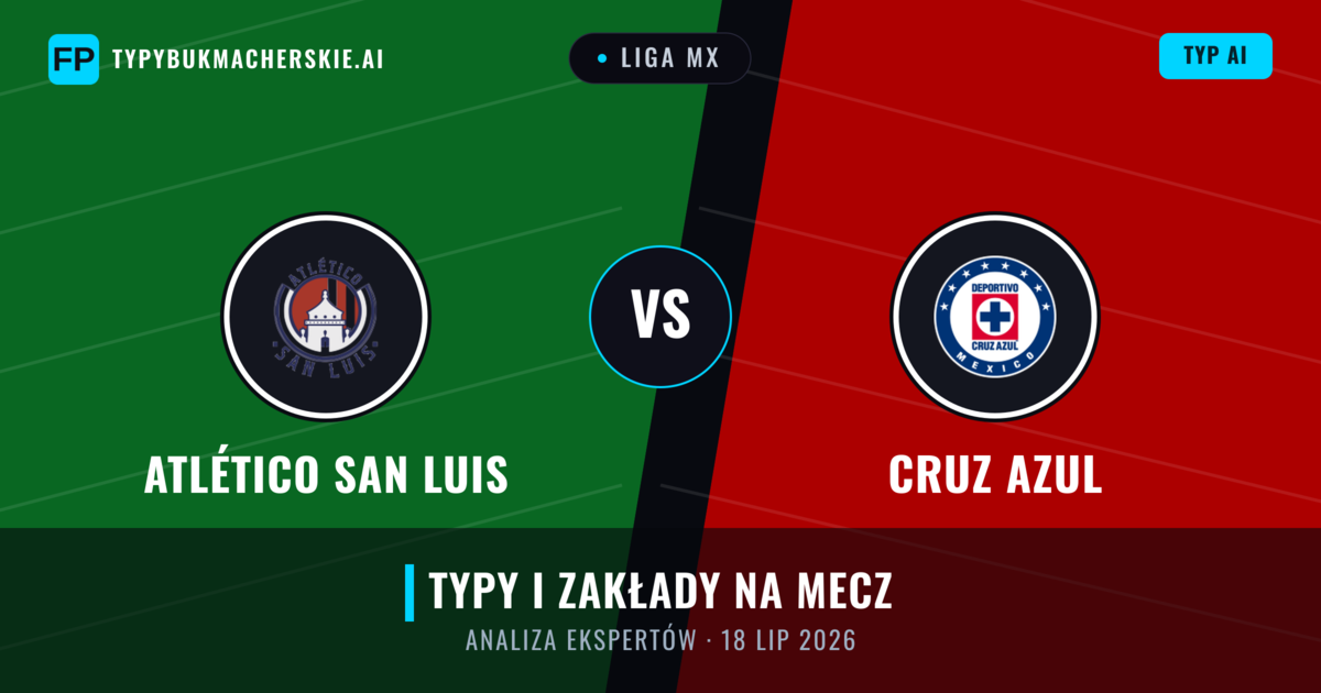 Atlético San Luis vs Cruz Azul — typy i zapowiedź meczu