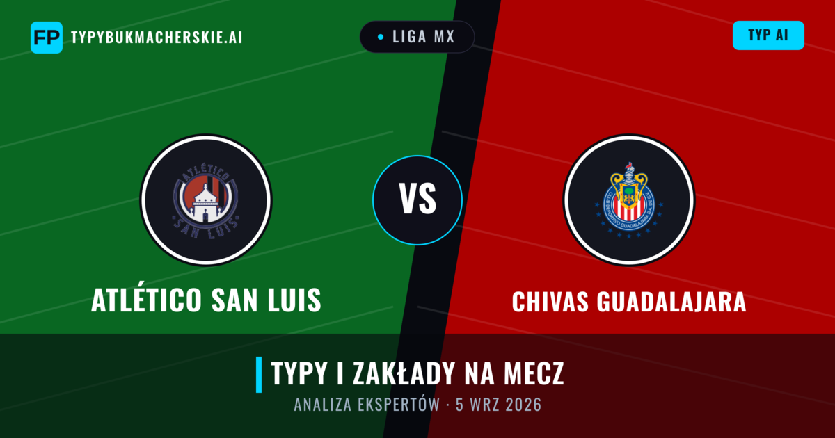 Atlético San Luis vs Chivas Guadalajara — typy i zapowiedź meczu