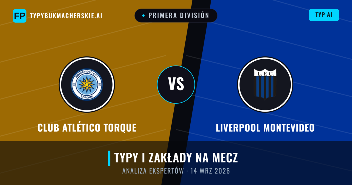 Club Atlético Torque vs Liverpool Montevideo — typy i zapowiedź meczu