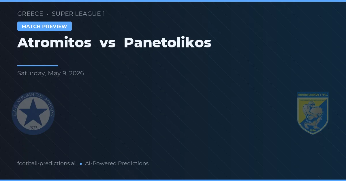 Atromitos vs Panetolikos — typy i zapowiedź meczu