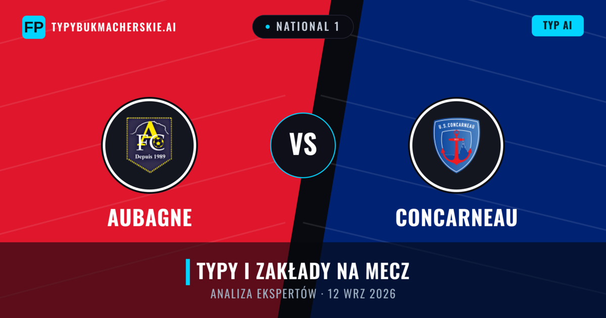 Aubagne vs Concarneau — typy i zapowiedź meczu