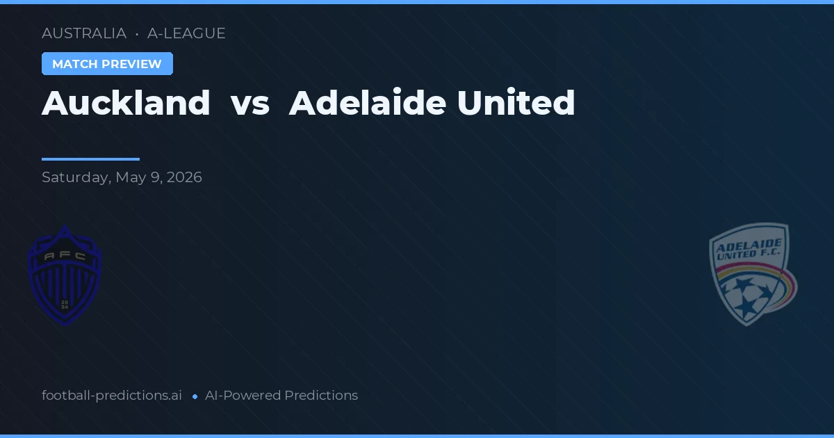 Auckland vs Adelaide United — typy i zapowiedź meczu