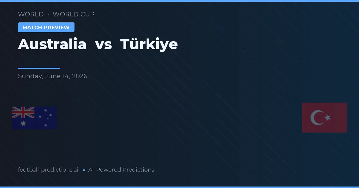 Australia vs Turcja — typy i zapowiedź meczu
