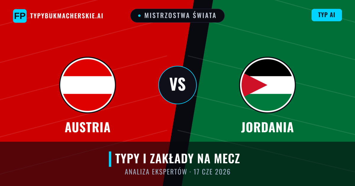 Austria vs Jordania — typy i zapowiedź meczu