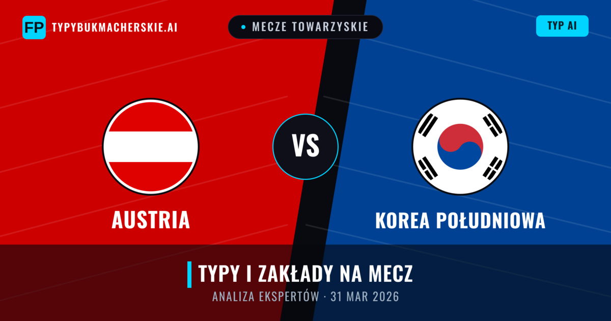 Austria vs Korea Południowa — typy i zapowiedź meczu
