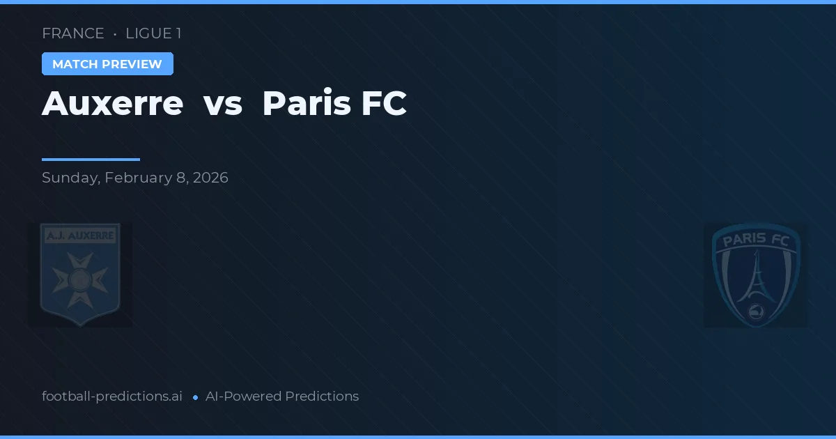 Auxerre vs Paris FC — typy i zapowiedź meczu