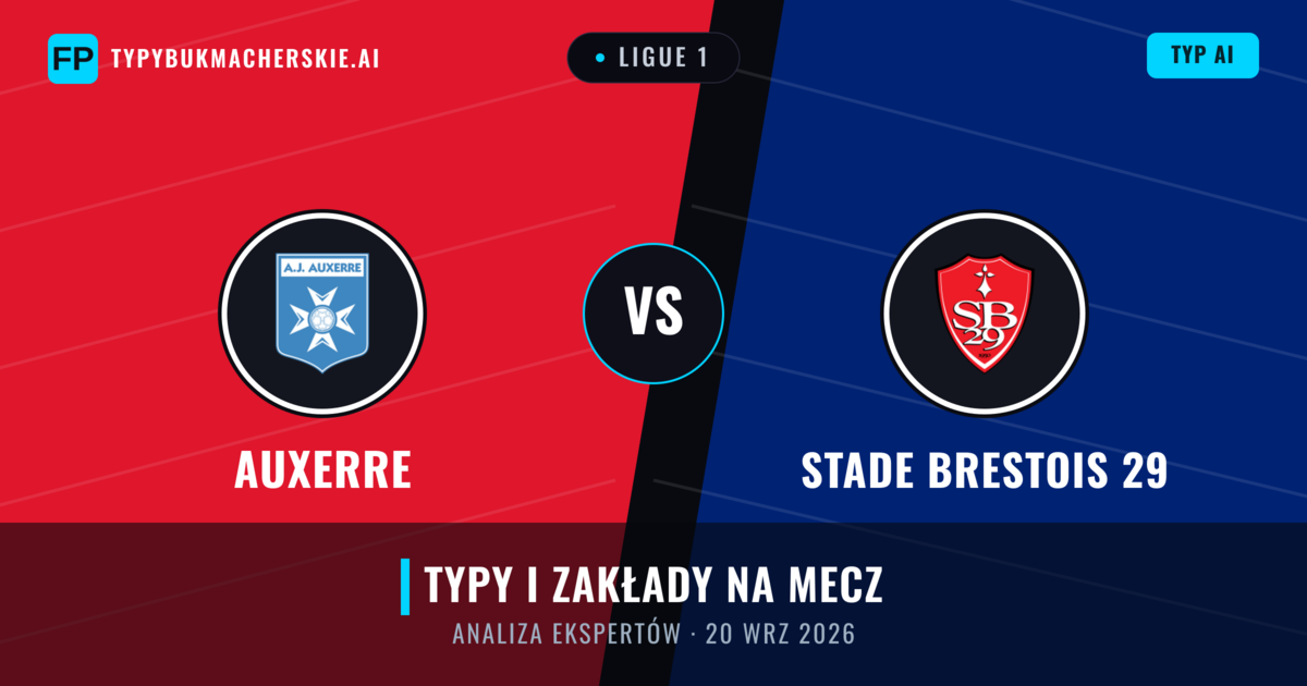 Auxerre vs Stade Brestois 29 — typy i zapowiedź meczu