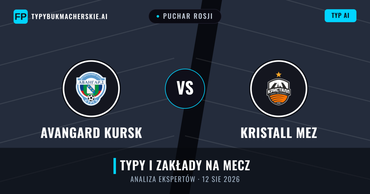 Avangard Kursk vs Kristall MEZ — typy i zapowiedź meczu
