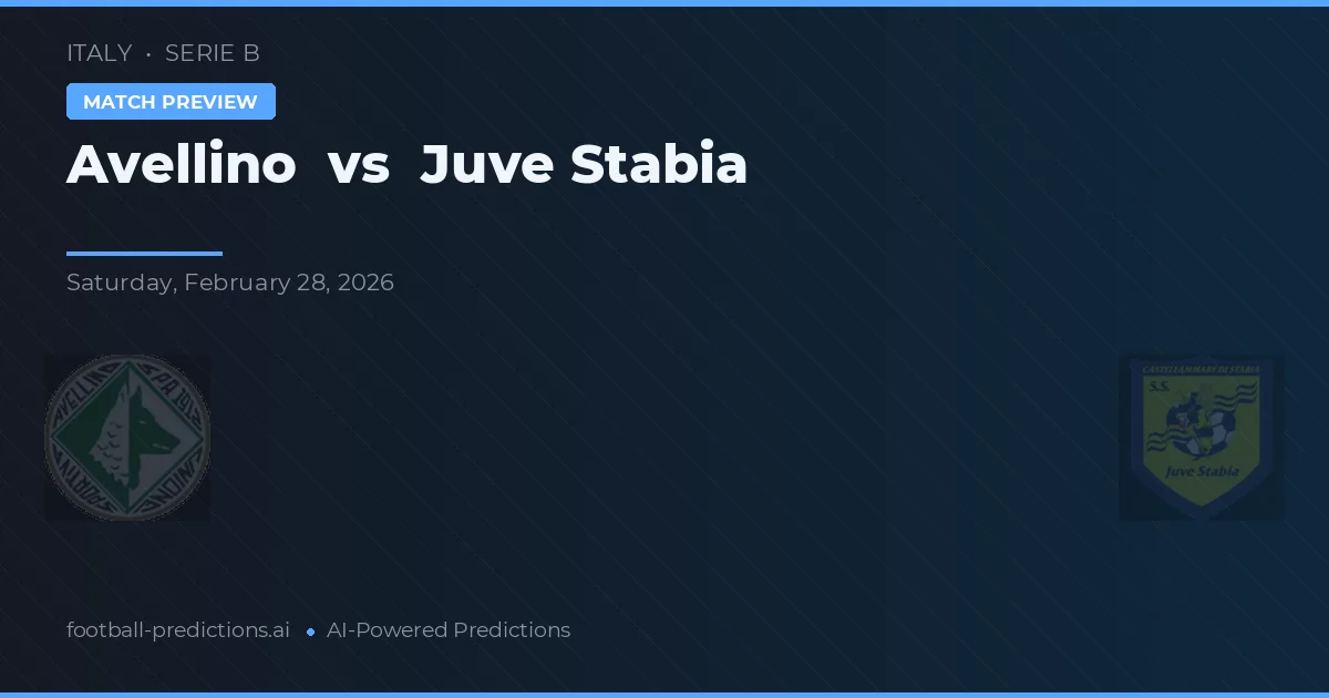 Avellino vs Juve Stabia — typy i zapowiedź meczu