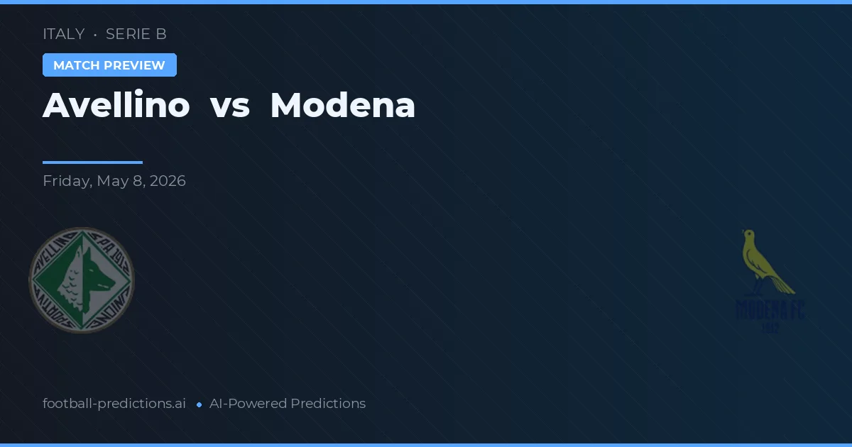 Avellino vs Modena — typy i zapowiedź meczu