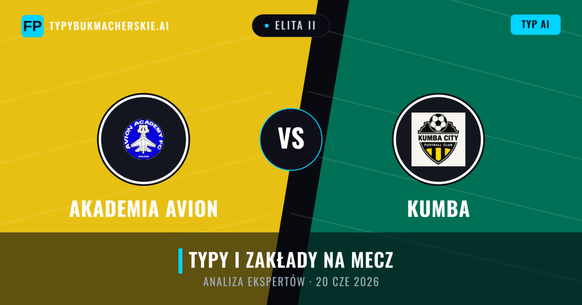 Akademia Avion vs Kumba — typy i zapowiedź meczu