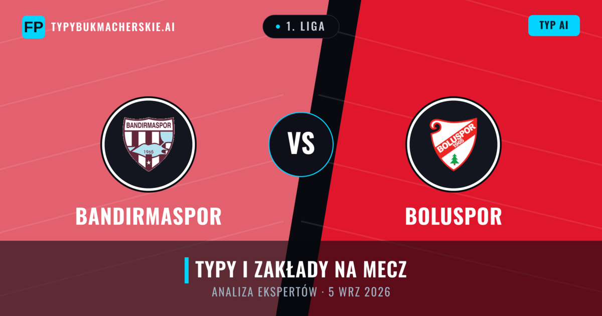 Bandırmaspor vs Boluspor — typy i zapowiedź meczu