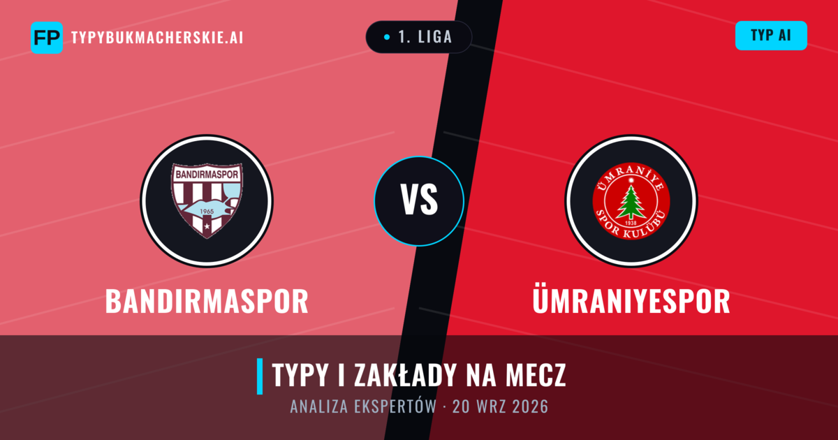Bandırmaspor vs Ümraniyespor — typy i zapowiedź meczu