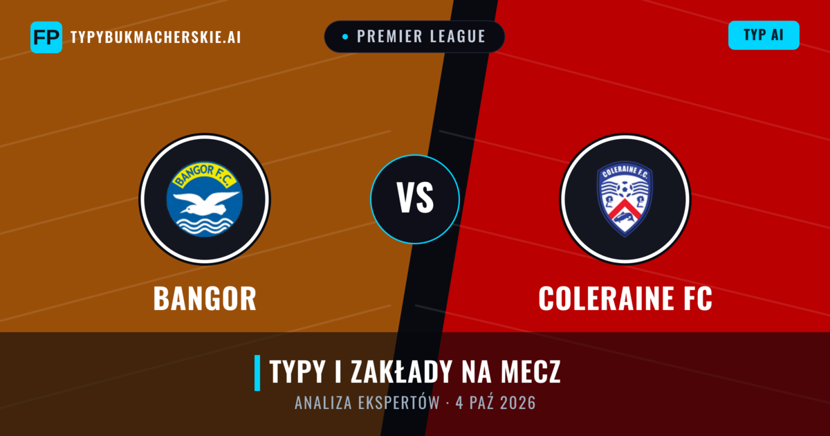 Bangor vs Coleraine FC — typy i zapowiedź meczu