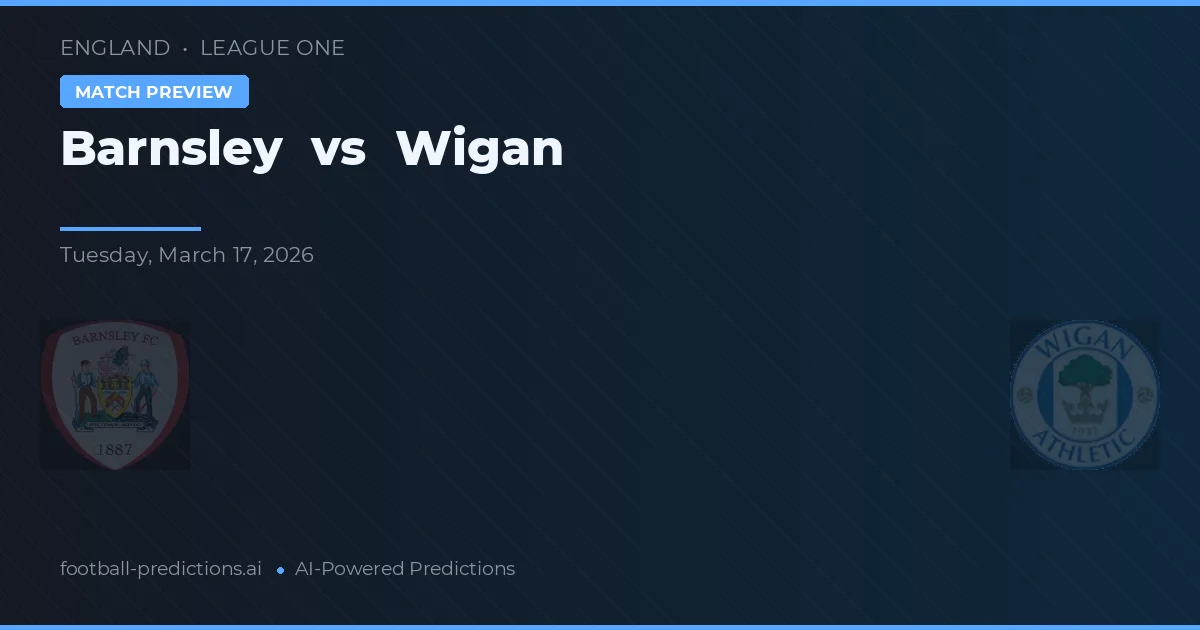 Barnsley vs Wigan — typy i zapowiedź meczu
