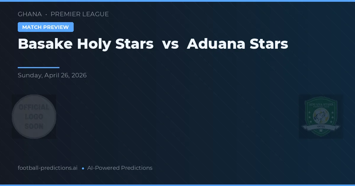 Basake Holy Stars vs Aduana Stars — typy i zapowiedź meczu