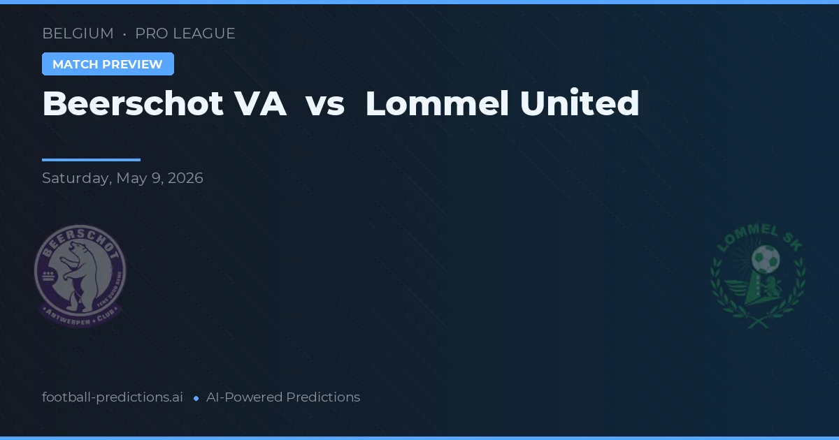Beerschot VA vs Lommel United — typy i zapowiedź meczu