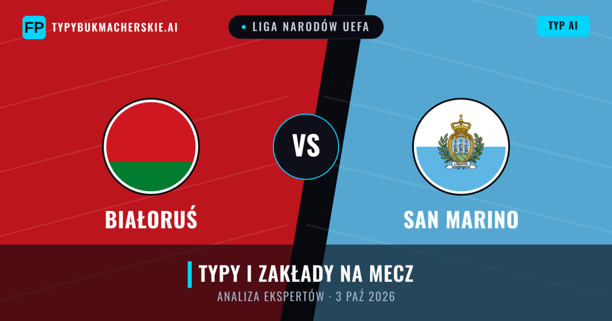 Białoruś vs San Marino — typy i zapowiedź meczu