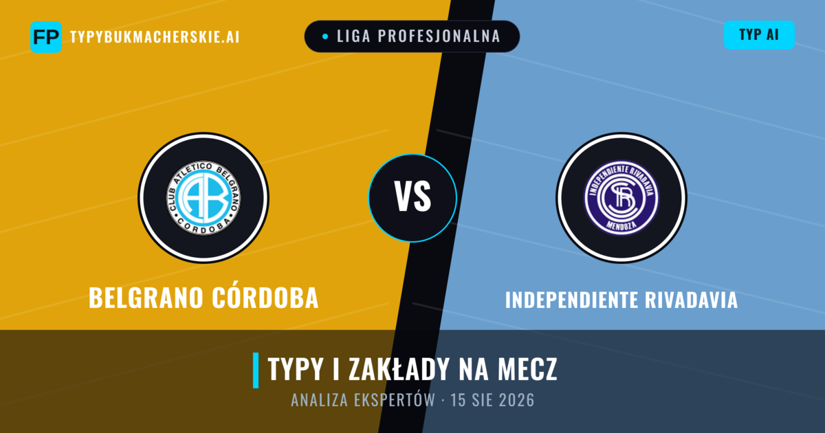 Belgrano Córdoba vs Independiente Rivadavia — typy i zapowiedź meczu