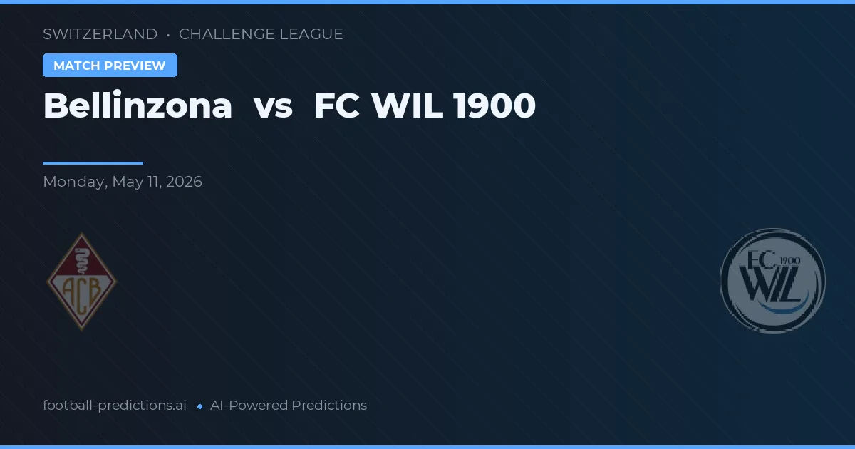 Bellinzona vs FC Wil 1900 — typy i zapowiedź meczu