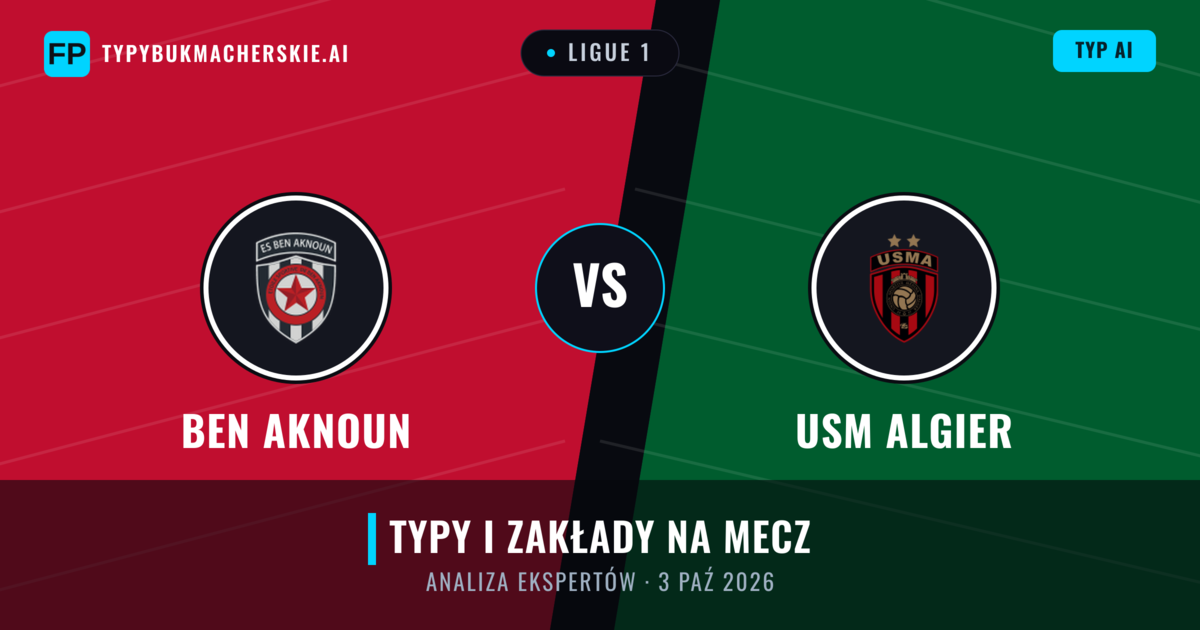 Ben Aknoun vs USM Algier — typy i zapowiedź meczu