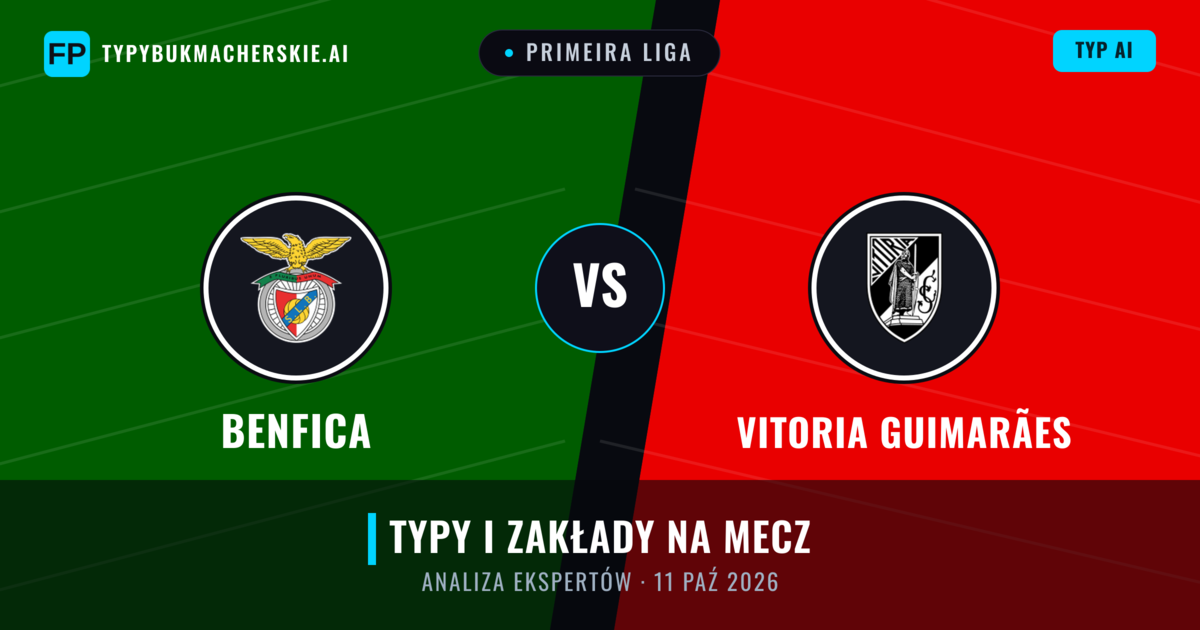 Benfica vs Vitoria Guimarães — typy i zapowiedź meczu