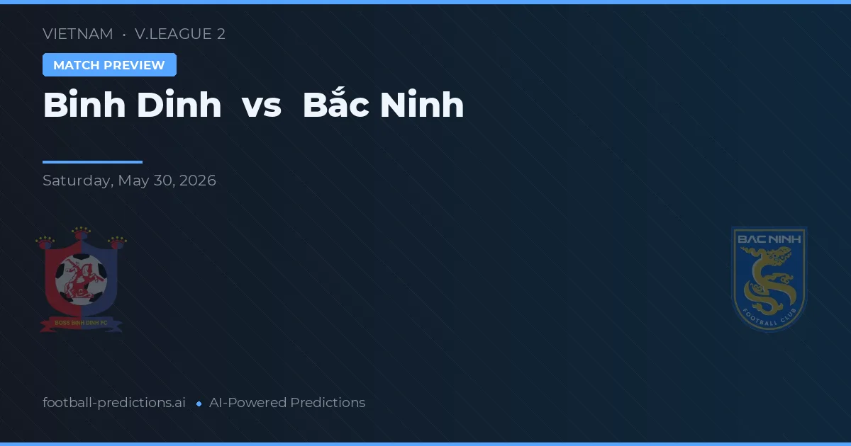 Bình Định vs Bắc Ninh — typy i zapowiedź meczu
