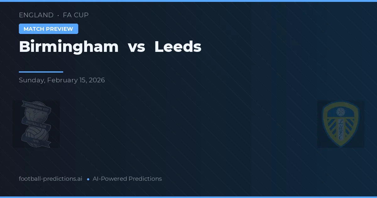 Birmingham vs Leeds — typy i zapowiedź meczu