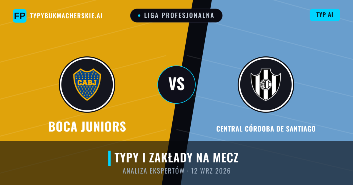 Boca Juniors vs Central Córdoba de Santiago — typy i zapowiedź meczu