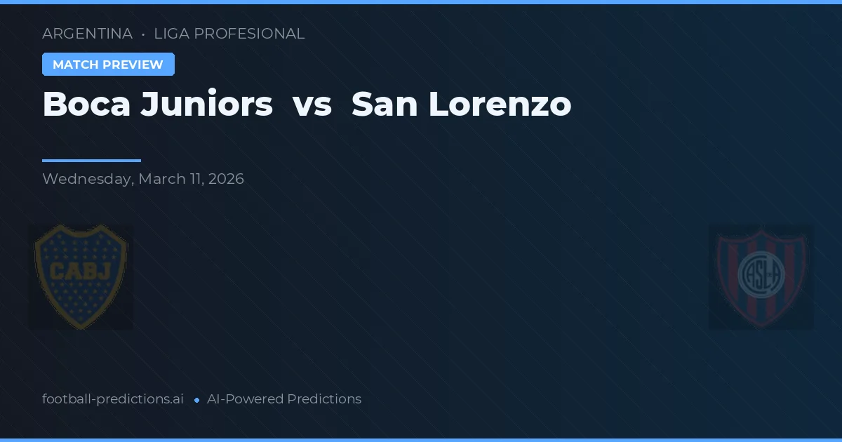 Boca Juniors vs San Lorenzo — typy i zapowiedź meczu